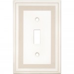 Single Toggle Color Accents Wall Plate - Grey
