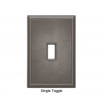 Classic Nickel Silver Magnetic Single Toggle Wall Plate