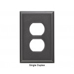 Classic Wrought Iron Magnetic Single Duplex Wall Plate