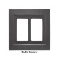 Signature Wrought Iron Magnetic Double Decorator Wall Plate