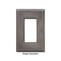 Classic Nickel Silver Magnetic Single Decorator Wall Plate
