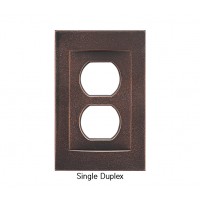 Signature Oil Rubbed Bronze Magnetic Single Duplex Wall Plate