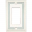 Single GFCI Color Accents Wall Plate - Cool Blue