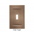 Signature Classic Bronze Magnetic Single Toggle Wall Plate
