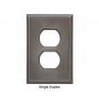 Classic Nickel Silver Magnetic Single Duplex Wall Plate