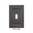 Signature Wrought Iron Magnetic Single Toggle Wall Plate