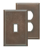 Classic Antique Bronze Verdigris Magnetic Wall Plates image