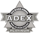 Recipient of the prestigious 2015 Platinum ADEX Design Journal: Award for Design Excellence