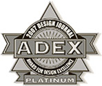 Recipient of the prestigious Platinum ADEX Design Journal: Award for Design Excellence