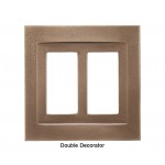 Signature Classic Bronze Magnetic Double Decorator Wall Plate