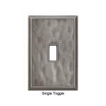 Classic Water Nickel Silver Magnetic Single Toggle Wall Plate