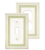 Color Accents Wall Plates - Soft Sage