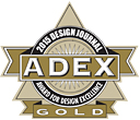 Recipient of the prestigious 2015 Gold ADEX Design Journal: Award for Design Excellence